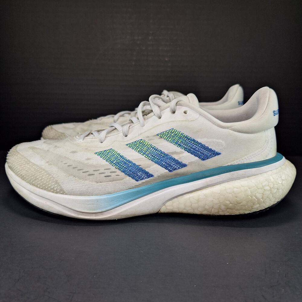 Adidas Supernova 3 White Lucid Lemon Arctic Fusion Shoes HQ1806 Men's Size 10 - Picture 4 of 13